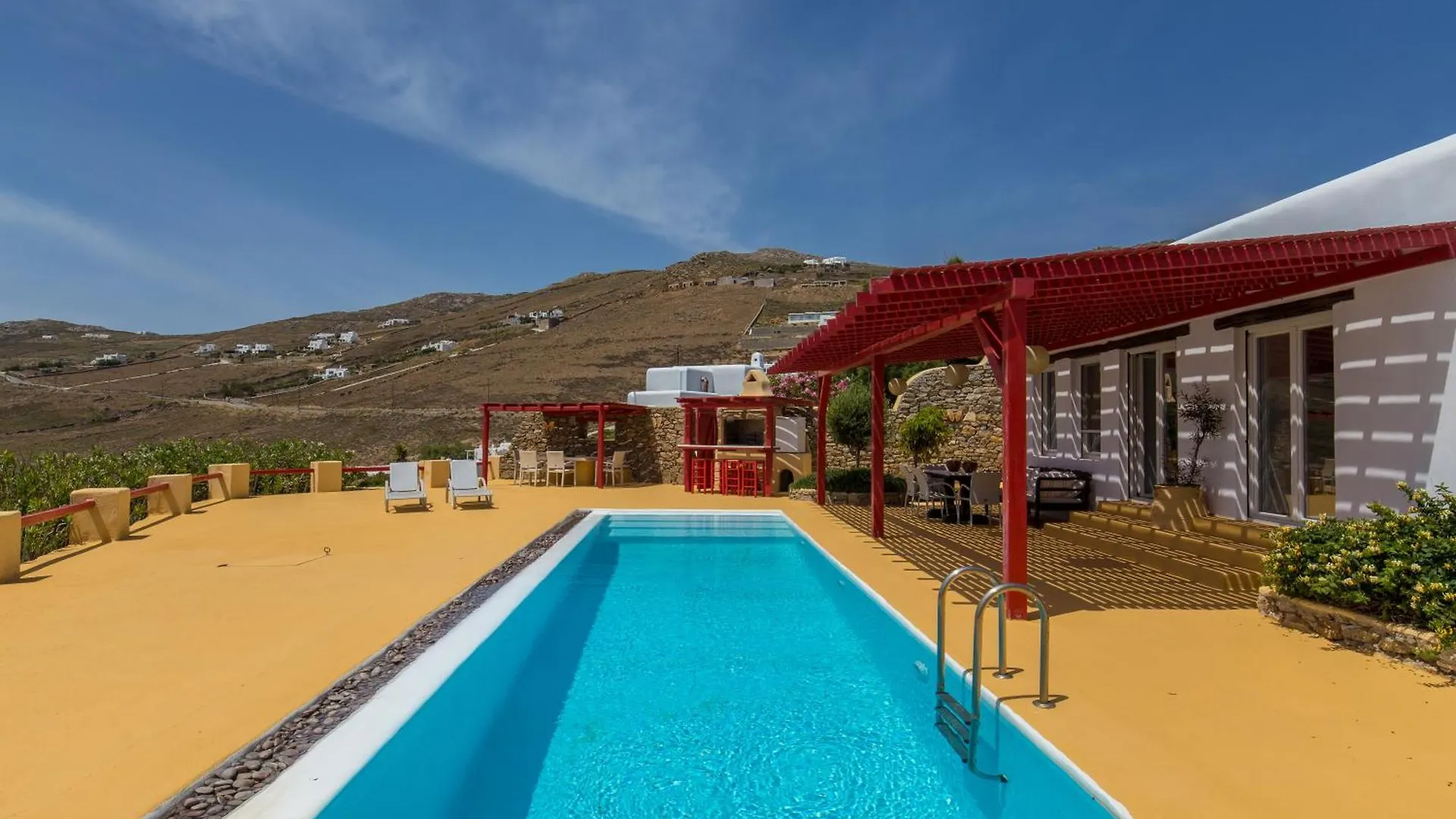 Cosy Three Bedroom Villa In Agios Sostis Mykonos Town Дом отдыха